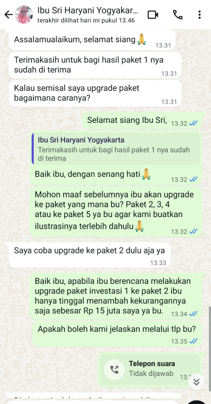 Testimoni WA 2